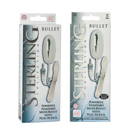 Sterling Collection Silver Bullet With Plug In Jack 