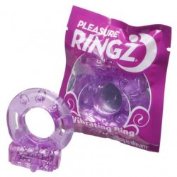 Vibrating Pleasure Ringz - Purple