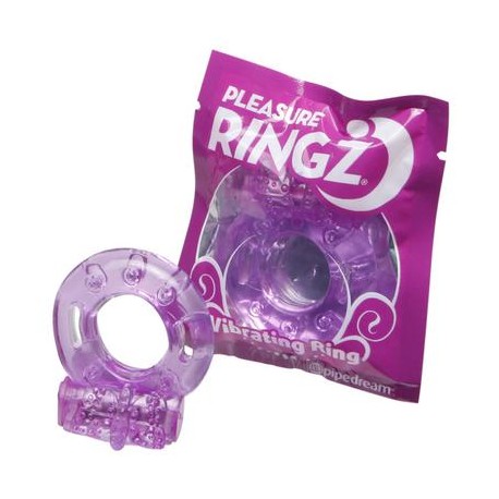 Vibrating Pleasure Ringz - Purple
