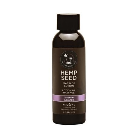 Hemp Seed Massage Lotion - Lavender - 2 Fl. Oz. / 60 Ml 