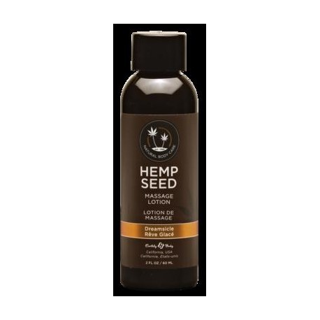 Hemp Seed Massage Lotion - Dreamsicle - 2 Fl. Oz. / 60 Ml 