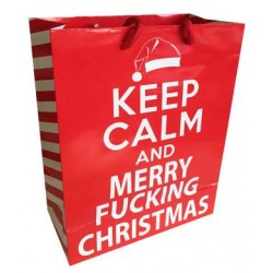 Keep Calm & Merry Fucking Christmas - Gift Bag 