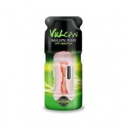 Cyberskin Vulcan Realistic Pussy with Vibration - Cream 