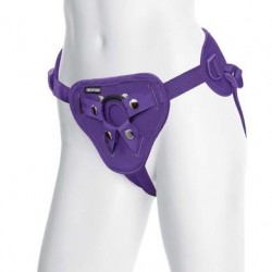 Vac-u-lock - Supreme Harness with Plug - Purple 