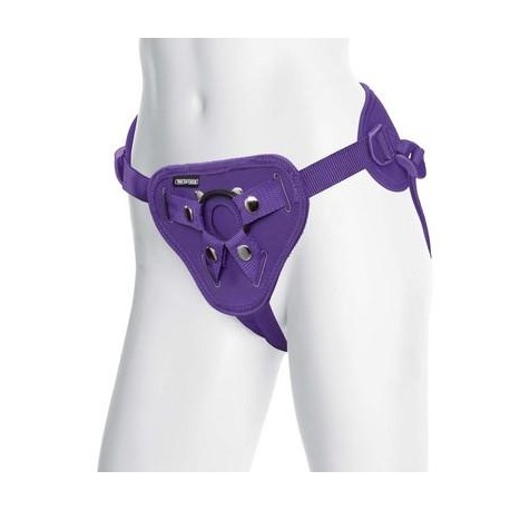 Vac-u-lock - Supreme Harness with Plug - Purple 