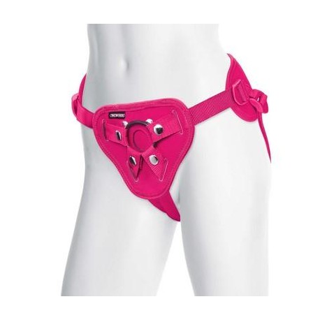 Vac-u-lock - Supreme Harness with Plug - Pink 