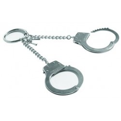 Sex and Mischief Ring Metal Handcuffs 