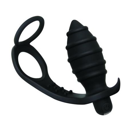 Rechargeable Anal Cock Ring & Anal Vibe 