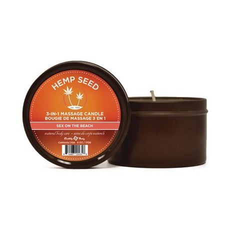Hemp Seed 3-in-1 Massage Candle - Sex on the Beach 