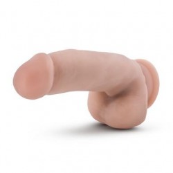 Silicone Willy's 7 Inch Dildo with Balls - Vanilla 