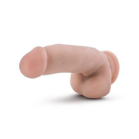 Silicone Willy's 7 Inch Dildo with Balls - Vanilla 