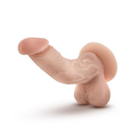 Silicone Willy's 6.5 Inch Dildo with Balls - Vanilla 