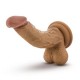 Silicone Willy's 6.5 Inch Dildo with Balls - Mocha 