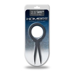 Hombre Comfort Fit Silicone Adjustable C-Ring - Charcoal
