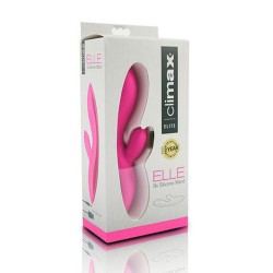 Climax Elite - Elle 9x Silicone Vibe - Pink