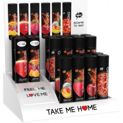 Wet Fun Flavors and Warming Testers and Countertop Display