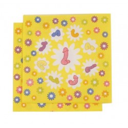 Super Fun Penis Party Napkins 2 Ply- 8 Count