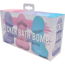 Pecker Bath Bombs 3 Pk