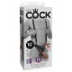 King Cock 10&quot; Hollow Strap-on Suspender System - Tan