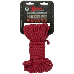 Hogtied - Bind &amp; Tie - 6mm Hemp Bondage Rope - 50 Feet - Red
