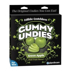 Edible Male Gummy Undies - Green Apple