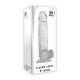 Adam and Eve's Crystal Clear 8&quot; Dildo