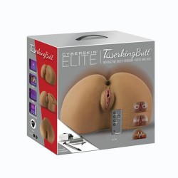 Cyberskin Elite Twerking Butt Interactive Multi-Sensory Pussy &amp; Ass - Dark