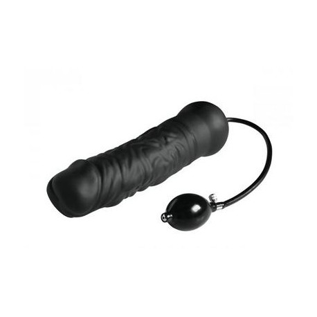Leviathan Giant Silicone Inflatable Dildo - Black 
