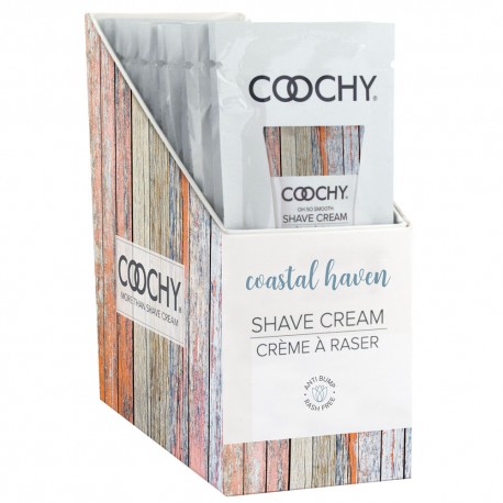 Coochy Shave Cream Coastal Haven Foil 15ml Display 24 Piece
