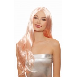Dreamgirl Long Straight Rose Gold Wig