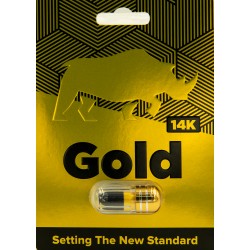 14k Gold Male Sexual Enhancement Single Pack