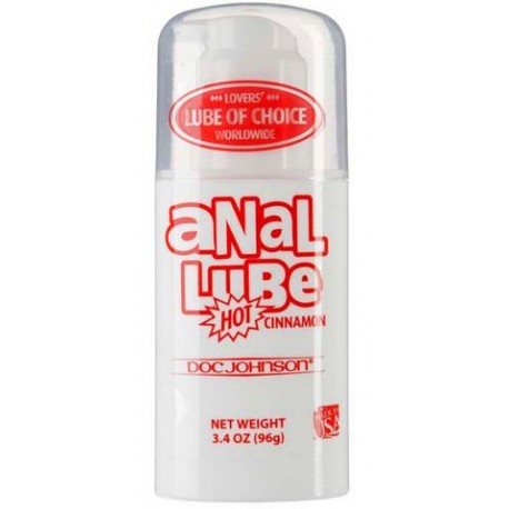 Anal Lube Hot Cinnamon Airless Pump - 3.4 oz. 