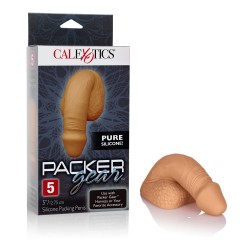 Packer Gear 5&quot; Silicone Packing Penis - Tan