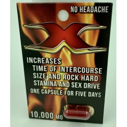 X Sexual Male Enhancement 10,000 Mg Single Pack
