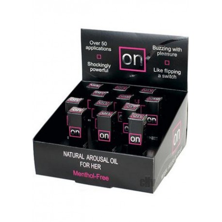 On Natural Arousal Oil 12 Piece Display Of 5ml
