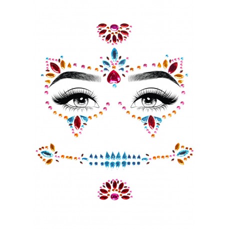 Day of the Dead Adhesive Face Jewels