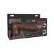 Fetish Fantasy Series 8&quot; Hollow Rechargeable Strap-on With Remote - Brown