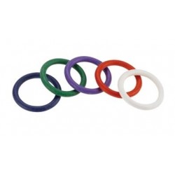 Rainbow Rubber C Ring 5 Pack 1.25 Inch 