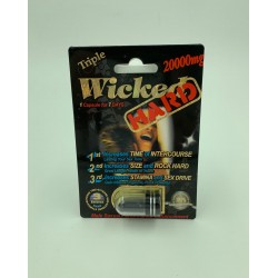 Wicked Hard 20000mg Sexual Male Enhancement Single Pack