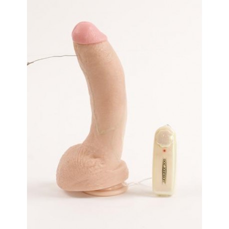Jeff Stryker Realistic Vibrating Cock - White 