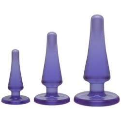 Crystal Jellies Anal Initiation Kit - Purple 