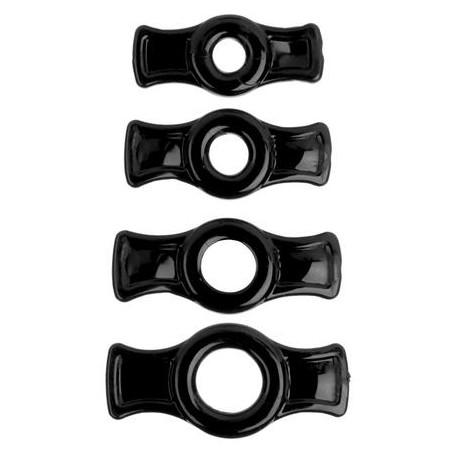 TitanMen Cock Ring Set - Black