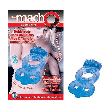The Macho Double Ring - Blue