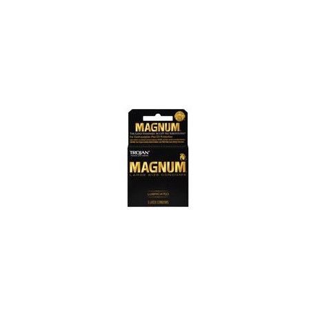 Trojan Magnum Bareskin Large Size Condoms 3 Pack 