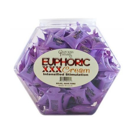 Euphoric Xxx Cream 10ml - 72 Piece Fishbowl 