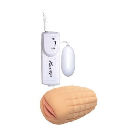 Natural Realskin Pussy with Vibrating Bullet - Mysty 