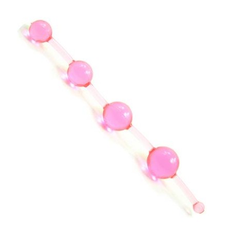 Jelly Thai Anal Beads - Pink