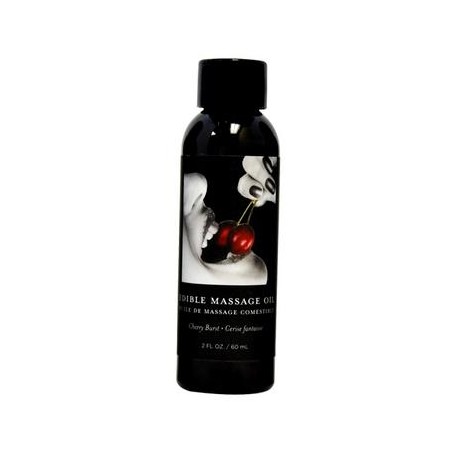 Cherry Edible Massage Oil - 2 Oz. 