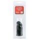 Latex Extension Smooth Cock Head 3-inch - Black 
