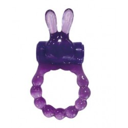 Vibrating Bunny Ring - Purple 